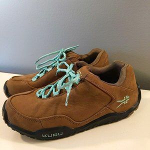 Kuru Chicane Wide Womens Size US 8 Lace Up Brown Suede Hiking Trailing Shoes